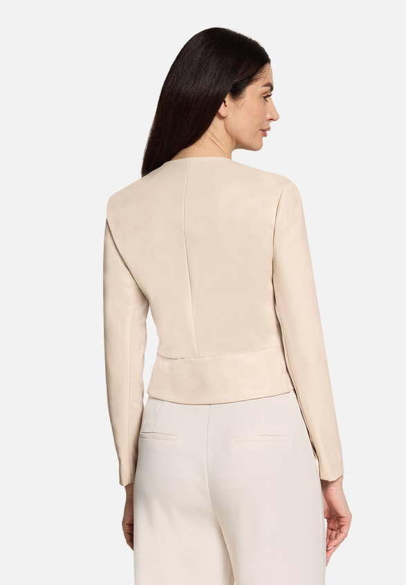 Blazer-Jacke mit Reißverschluss / Modellfoto Rückseite