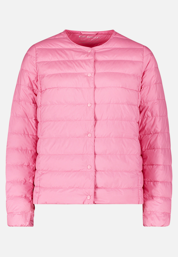 Daunen-Steppjacke mit Rundhalsausschnitt / Vorderseite