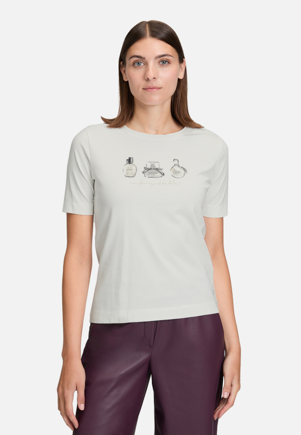 Casual-Shirt mit Print / Modellfoto Vorderseite