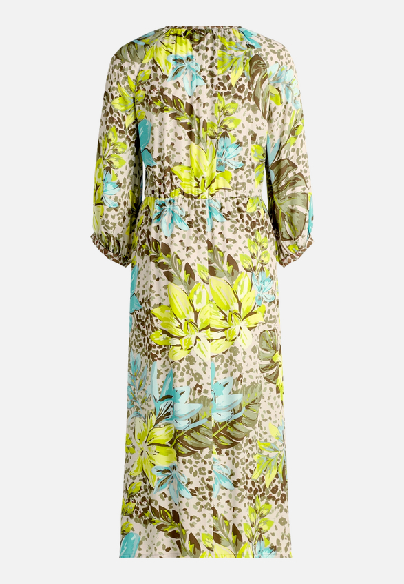Sommerkleid mit Rundhalsausschnitt / Rückseite