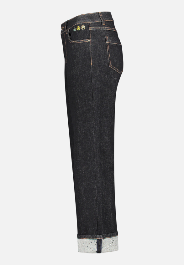 Stretch-Jeans mit Strass / Detailbild