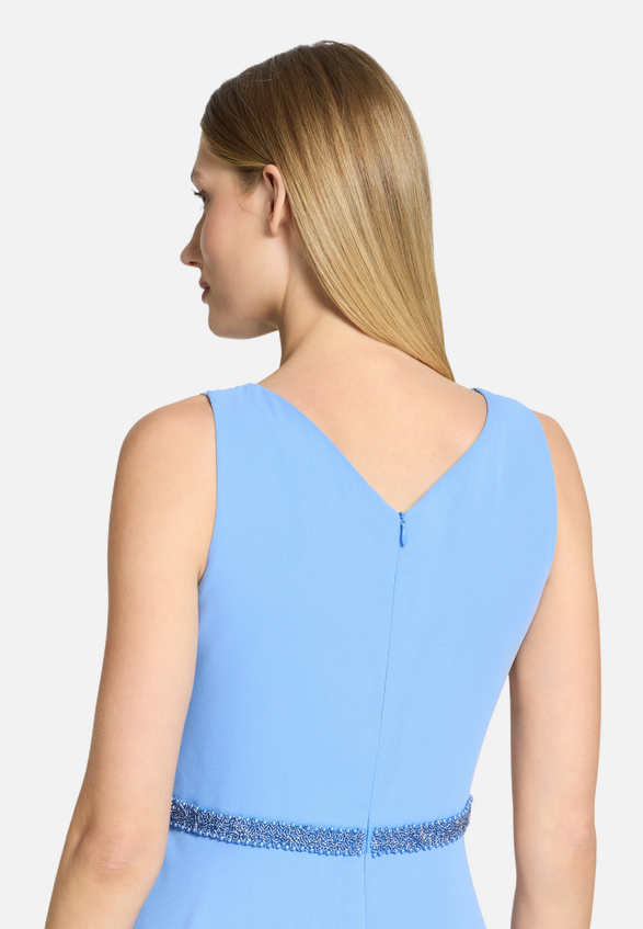 Abendkleid mit Plissee / Detailbild