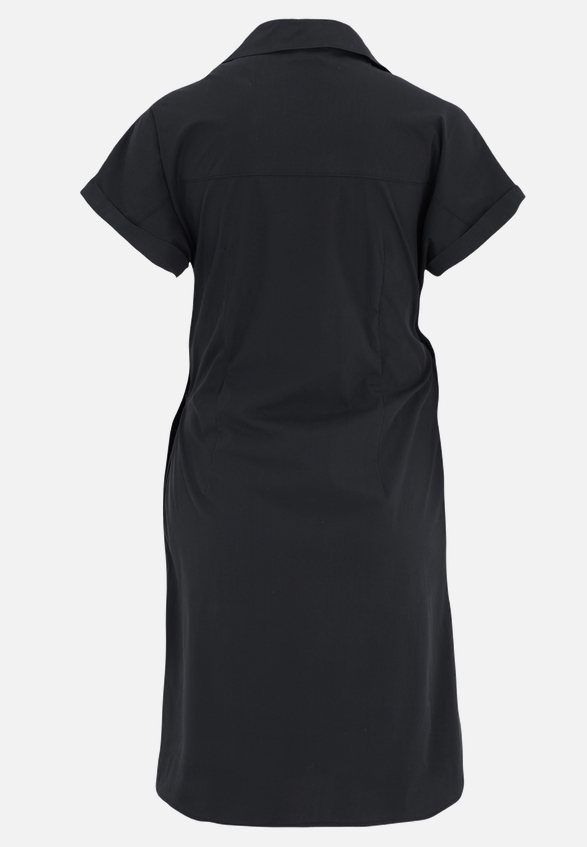 Wickelkleid mit Taschen / Rückseite