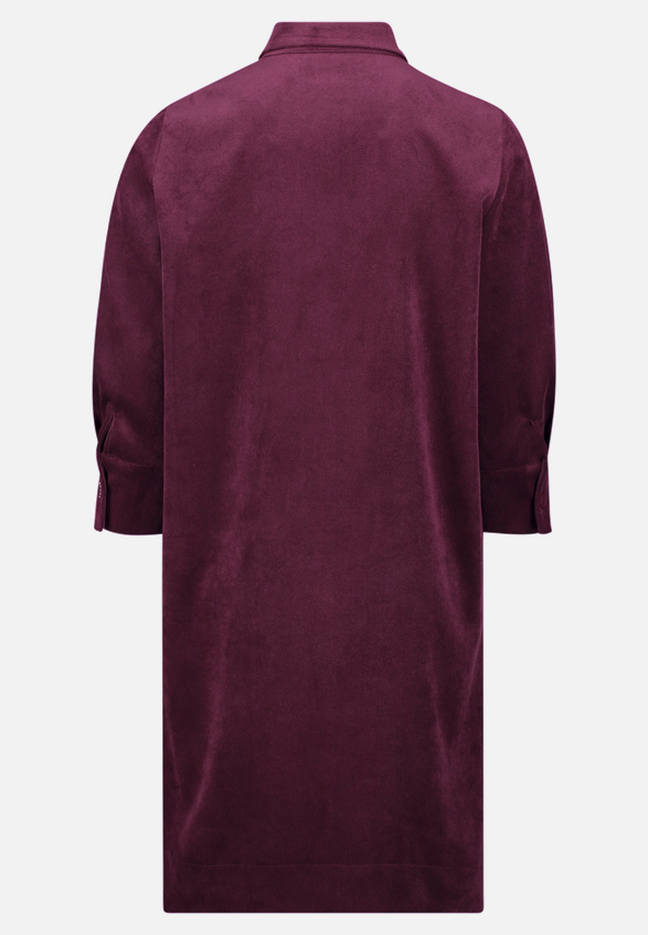Casual-Kleid mit Kragen / Rückseite