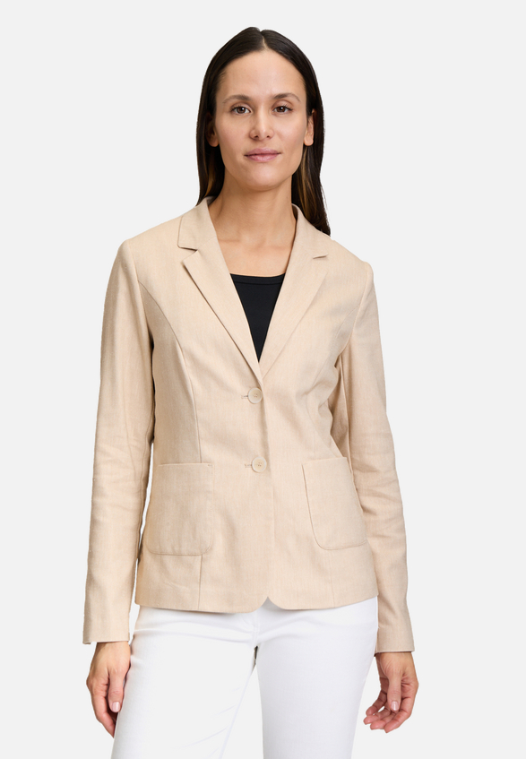 Blazer-Jacke langarm / Modellfoto Vorderseite