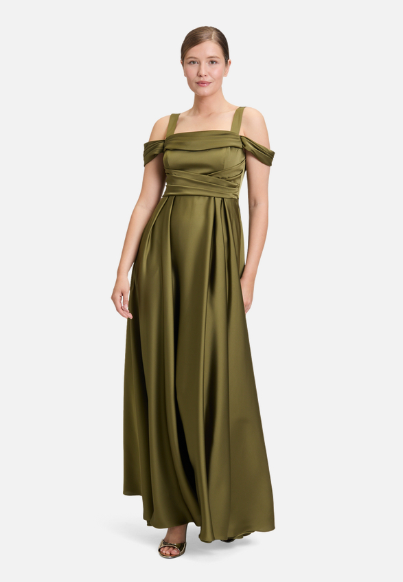 Abendkleid schulterfrei / Modellfoto Vorderseite