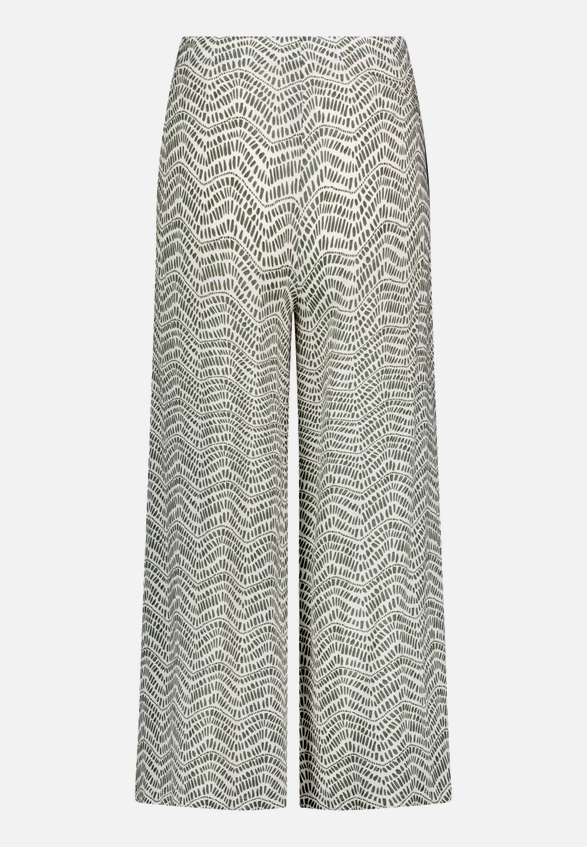 Palazzo-Hose mit Bindegürtel / Rückseite