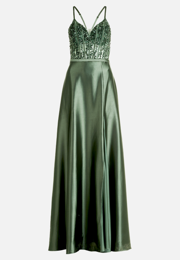 Abendkleid mit Stickerei / Vorderseite