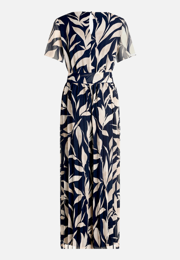 Jumpsuit mit Plissee / Rückseite