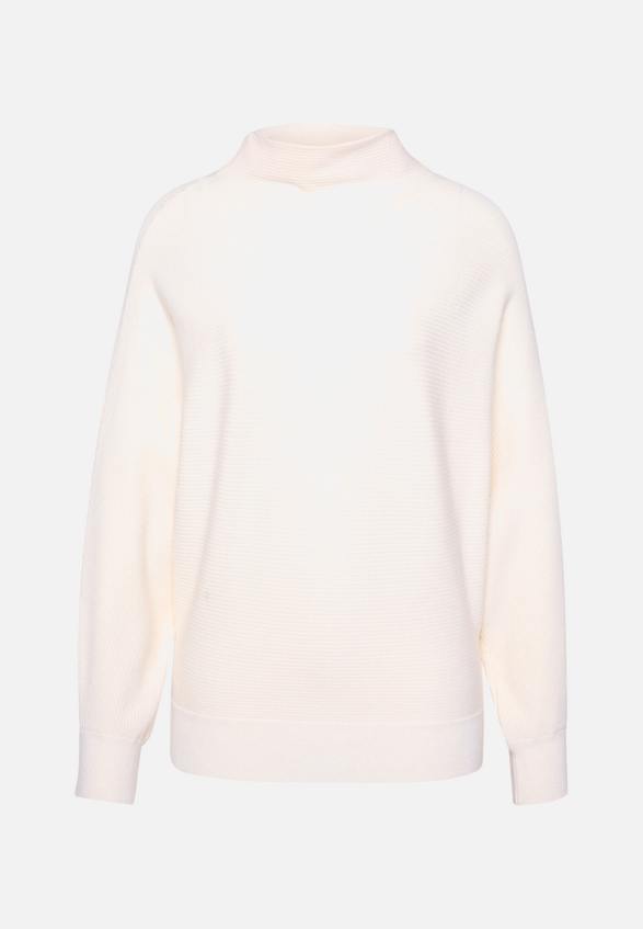 Pullover strukturiert mit Stehkragen / Vorderseite