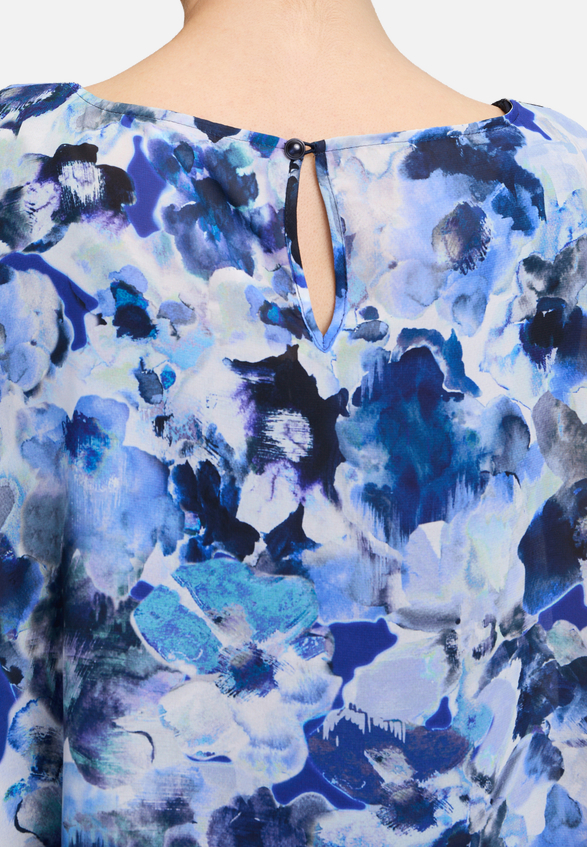 Cocktailkleid mit Blumenprint / Detailbild