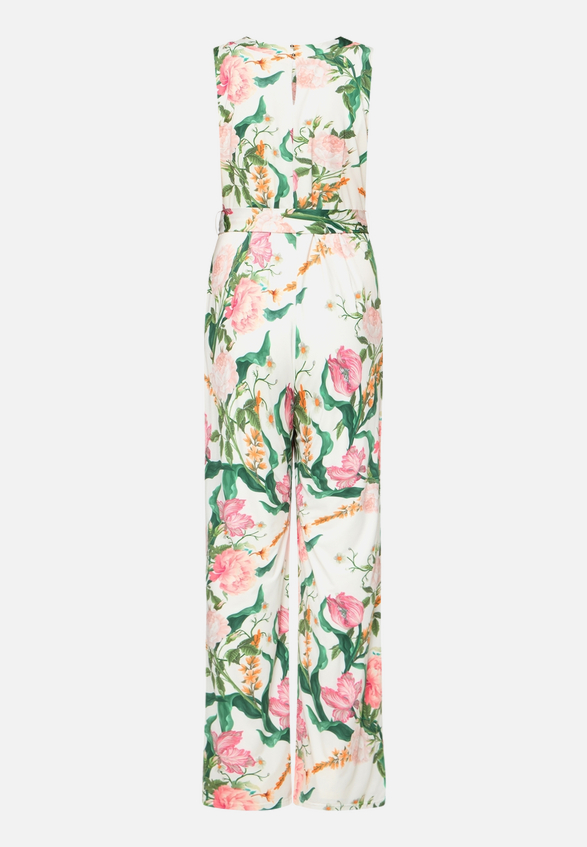 Jumpsuit mit Bindegürtel / Rückseite