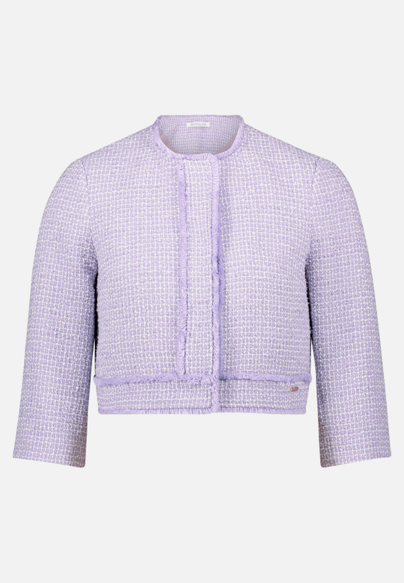 Bolero-Jacke mit aufgesetzten Taschen / Vorderseite