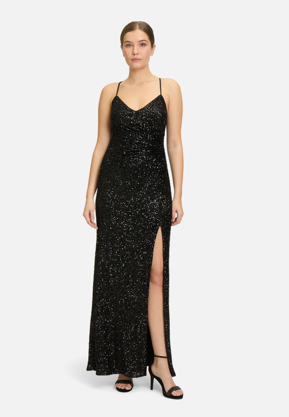 Abendkleid figurbetont / Modellfoto Vorderseite
