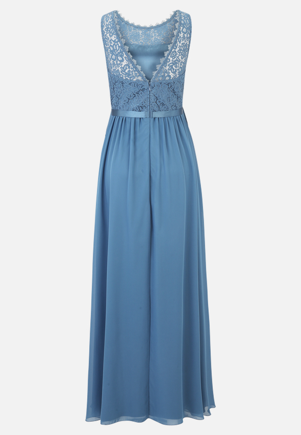 Cocktailkleid mit Spitze / Rückseite