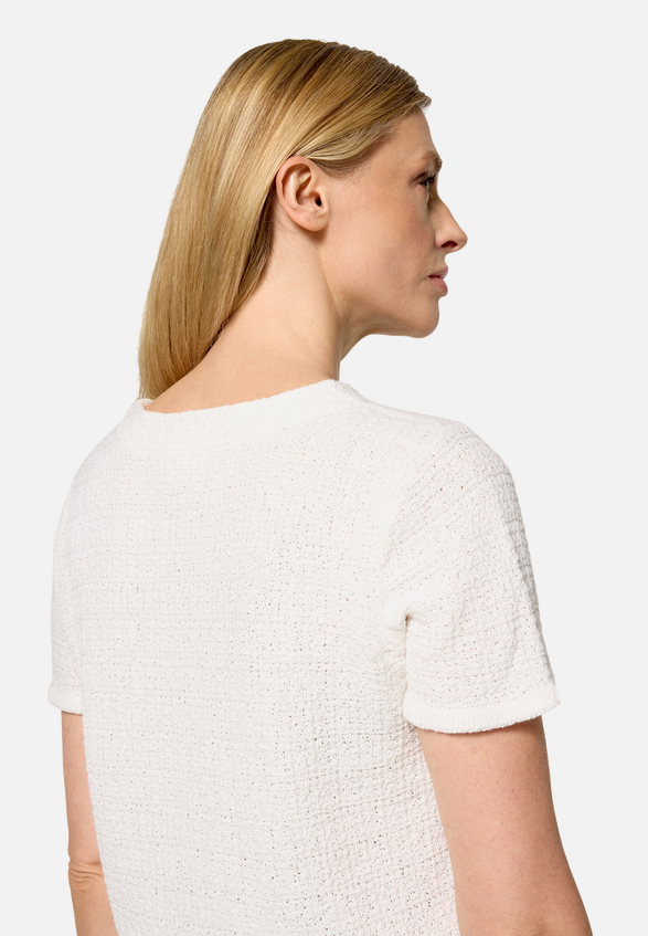 Strick-Cardigan mit Rundhalsausschnitt / Detailbild