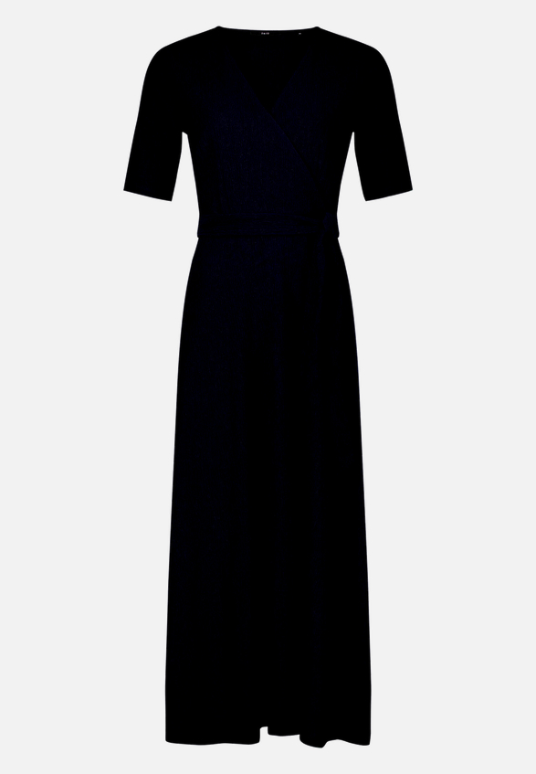 Jerseykleid mit Gürtel / Vorderseite