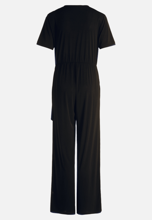 Jumpsuit mit Bindegürtel / Rückseite