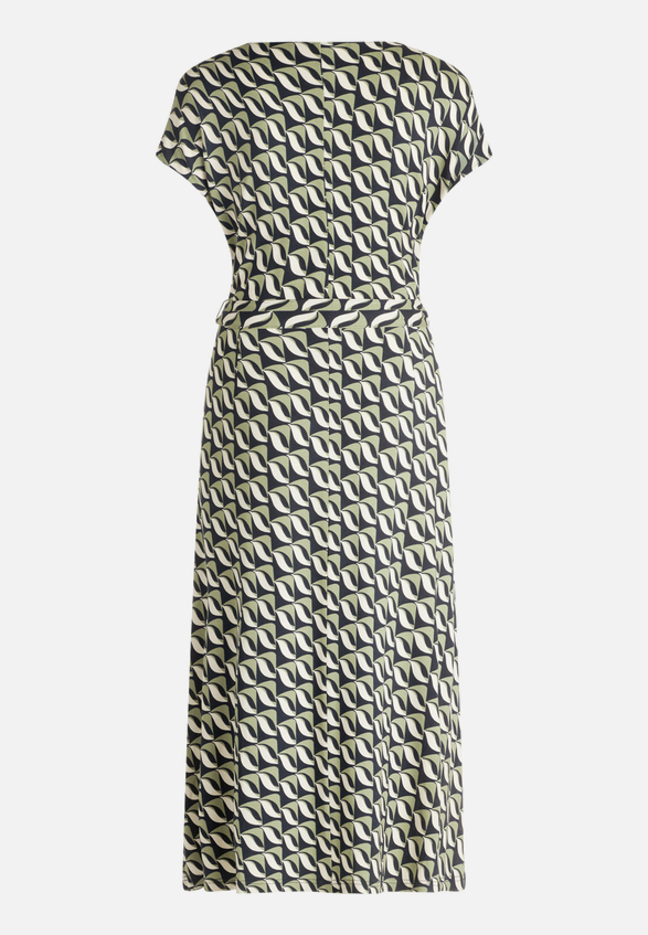 Jerseykleid mit V-Ausschnitt / Rückseite