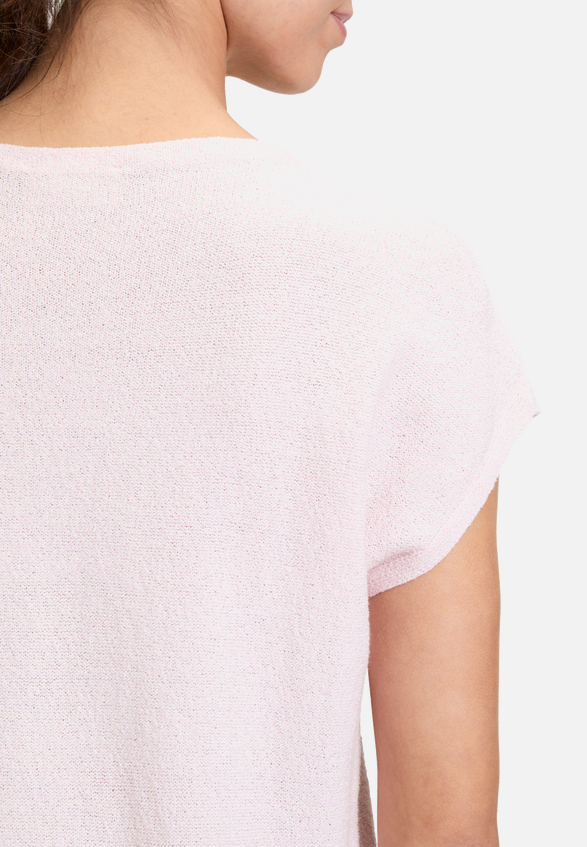 Strukturshirt kurzarm / Detailbild