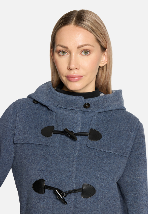 Dufflecoat mit Kapuze / Detailbild
