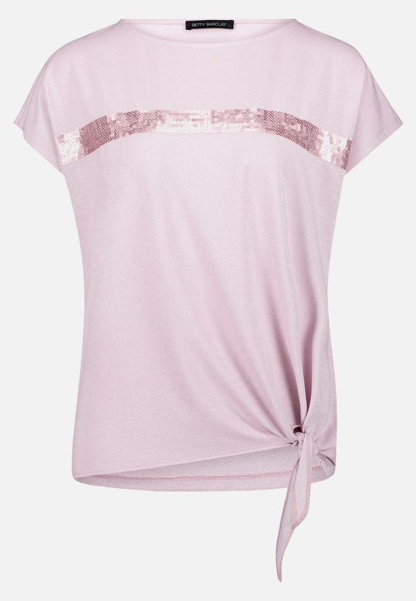 Halbarm-Shirt mit Schleifenknoten / Vorderseite