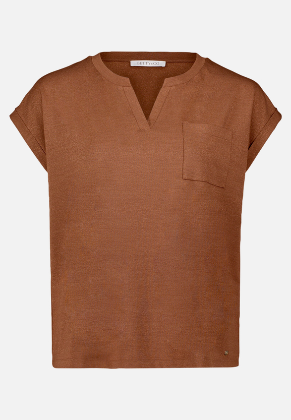 Casual-Shirt mit Perlen / Vorderseite