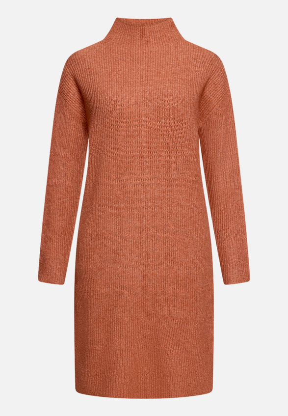 Strickkleid mit Stehkragen / Vorderseite