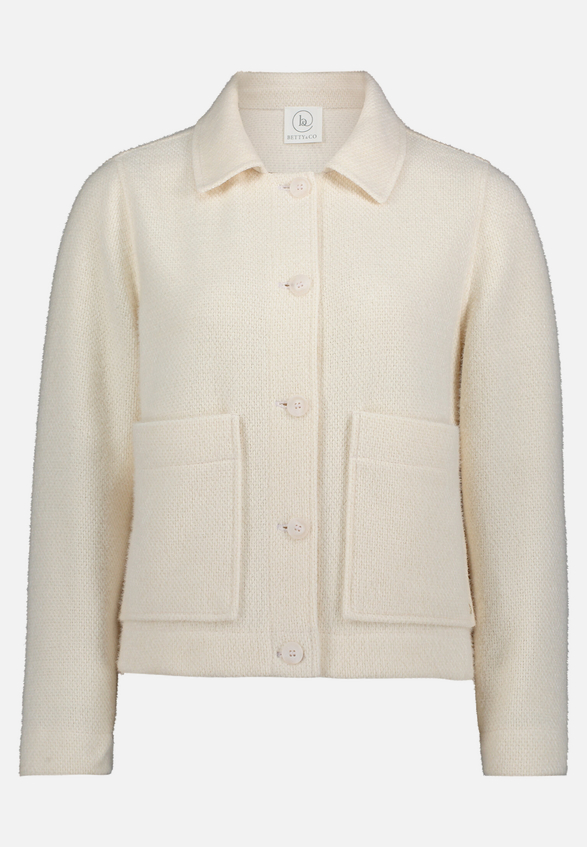 Casual-Jacke mit Kragen / Vorderseite