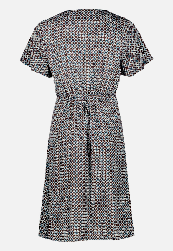 Blusenkleid Mini mit grafischem Muster  / Rückseite