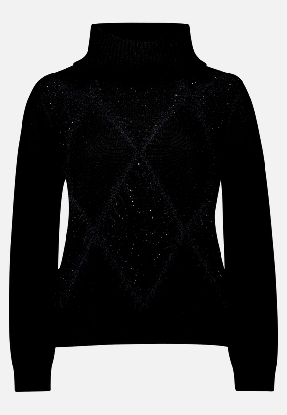 Strickpullover mit Kragen / Vorderseite