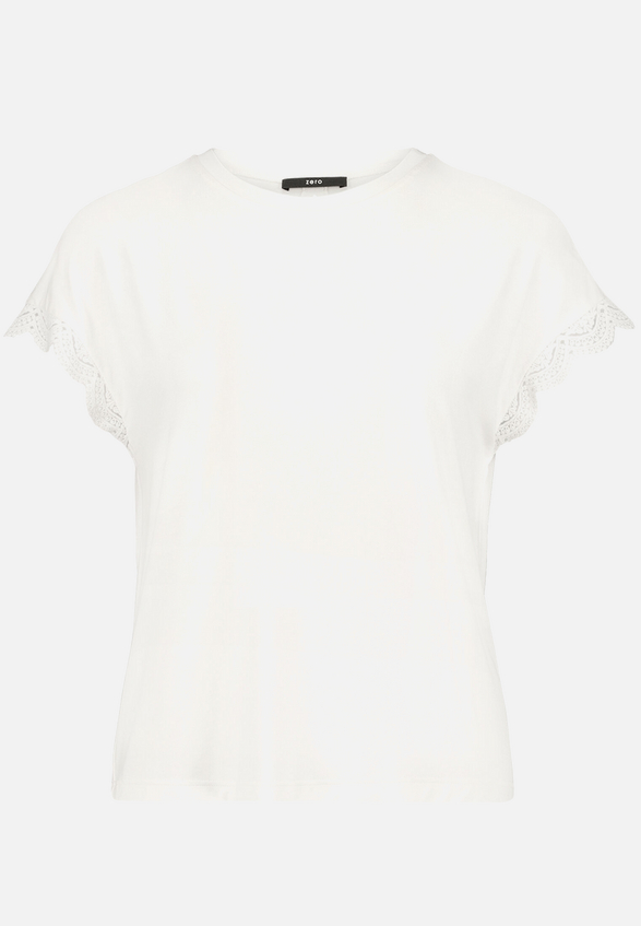 T-Shirt mit Spitze / Vorderseite