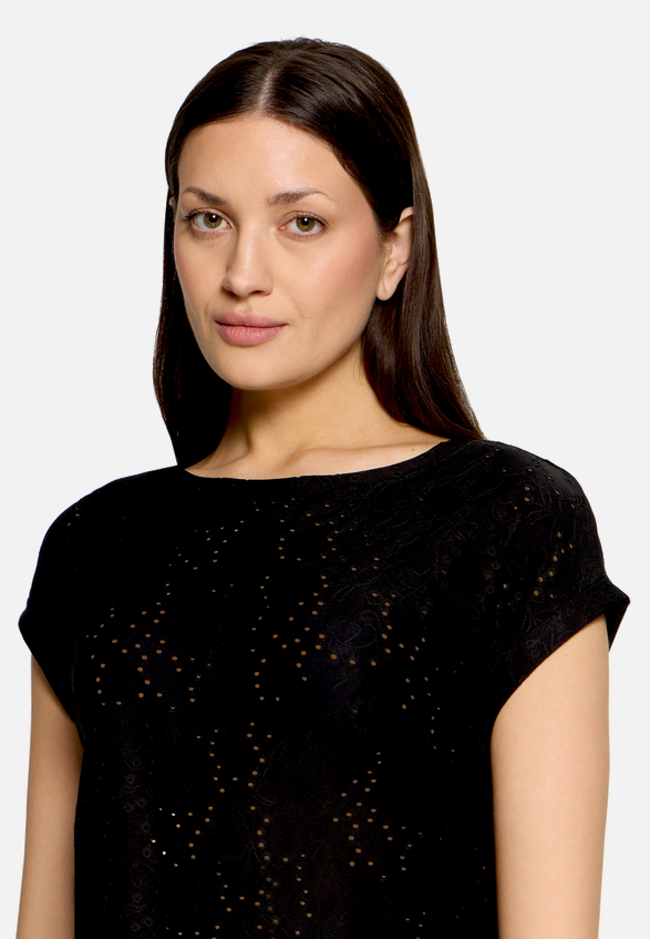 Casual-Shirt mit Struktur / Detailbild