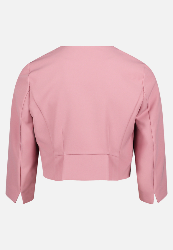 Bolero-Jacke mit Kellerfalten / Rückseite