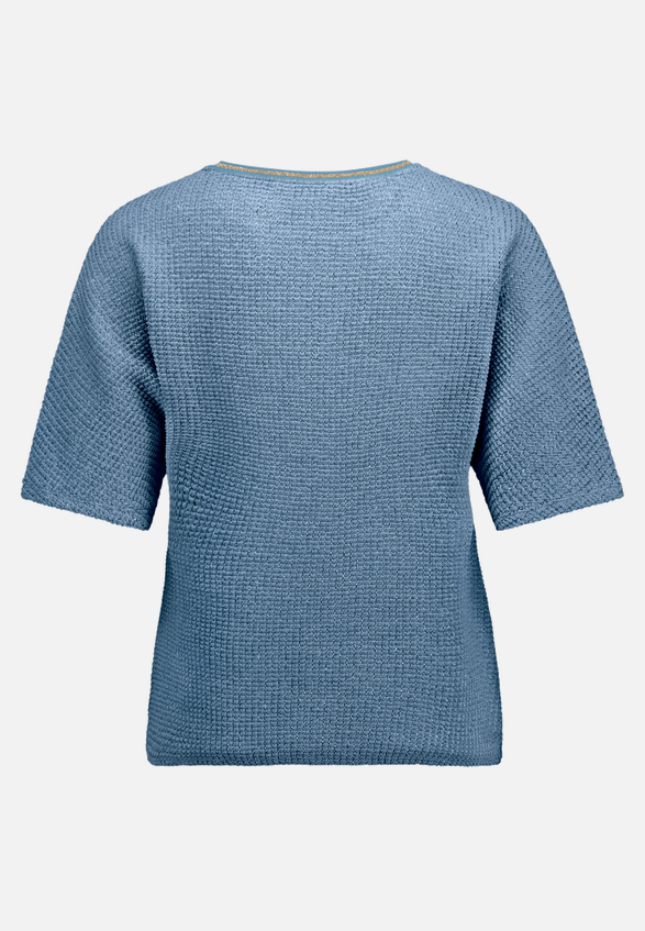Strukturshirt mit Struktur / Rückseite
