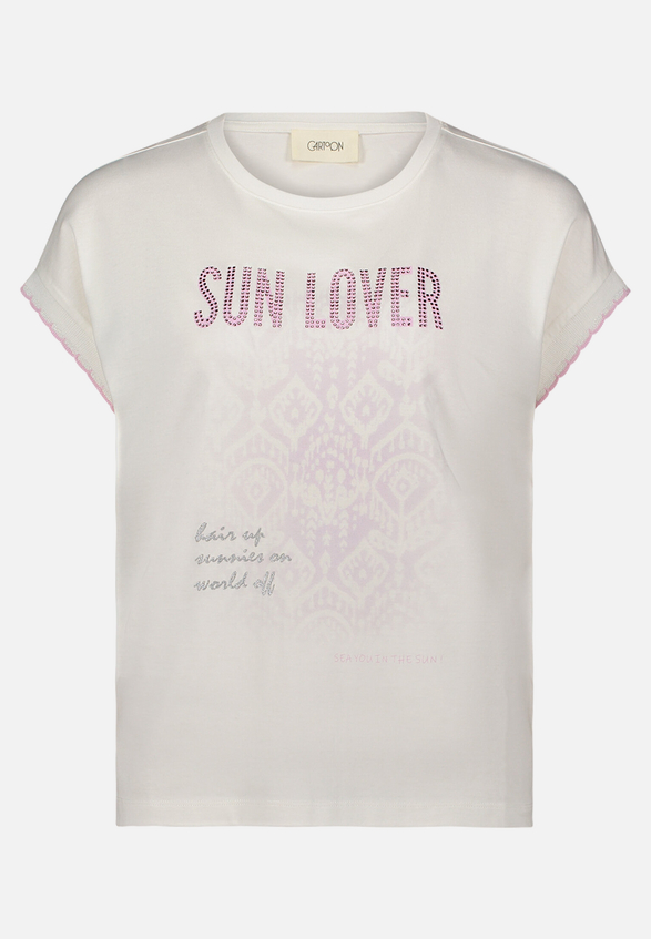 Printshirt mit Rundhalsausschnitt / Vorderseite