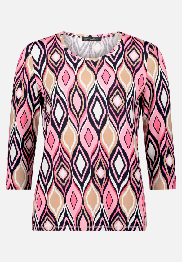 Basic Shirt mit Print / Vorderseite