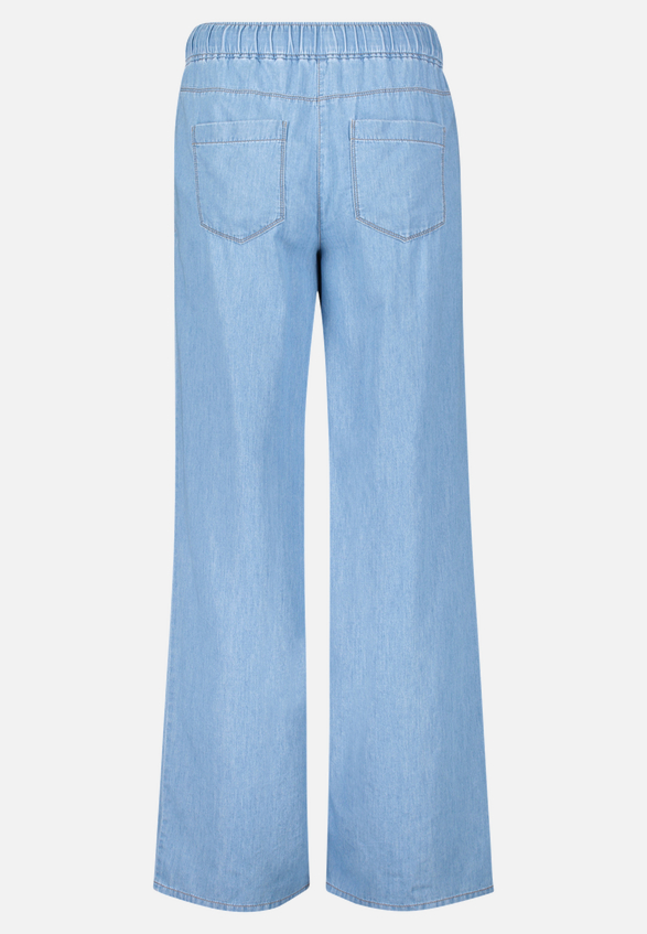 Casual-Hose mit elastischem Bund / Rückseite