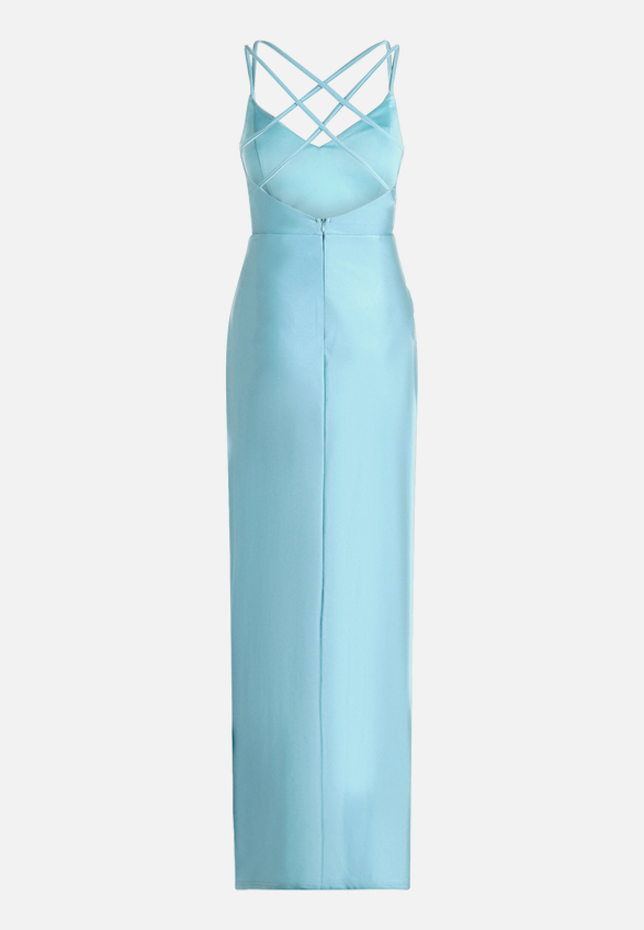 Abendkleid figurbetont / Rückseite