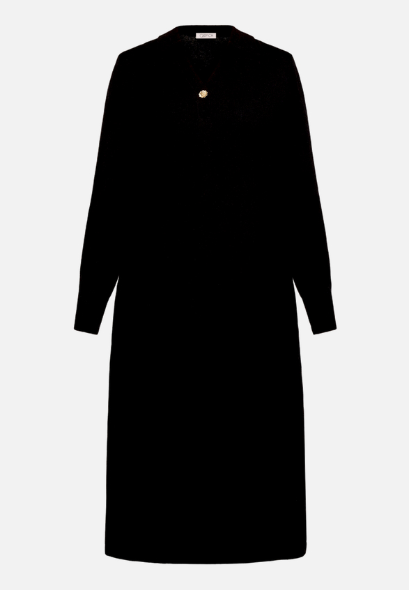 Strickkleid mit Kragen / Vorderseite