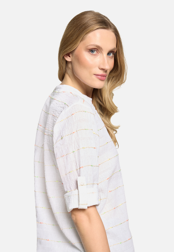 Casual-Bluse mit Lurexfaden / Detailbild