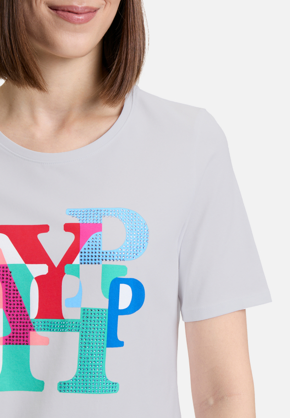 Basic Shirt mit Aufdruck / Detailbild