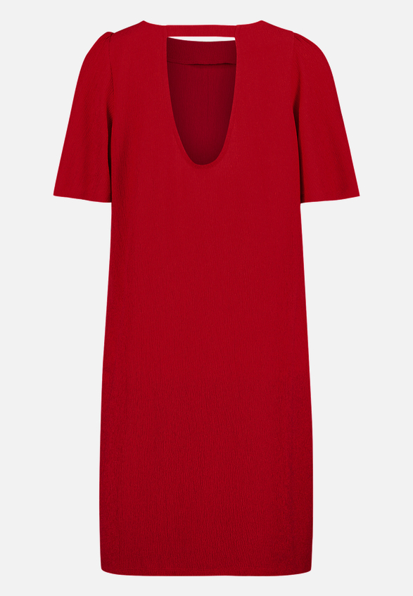 T-Shirt- Kleid  mit Rundhalsausschnitt  / Rückseite