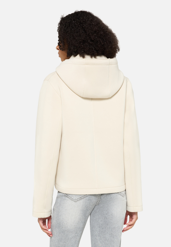 Kapuzenjacke mit abnehmbarer Kapuze / Modellfoto Rückseite