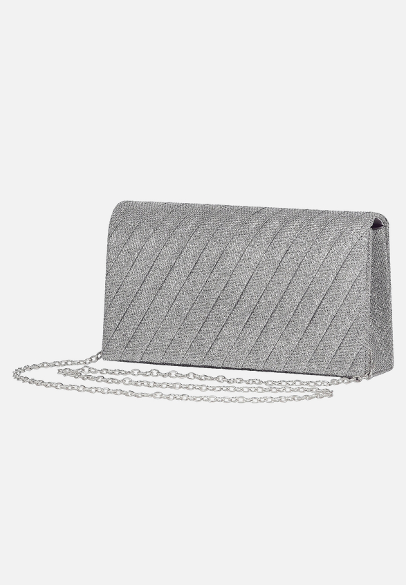 Clutch-Tasche im Glitzer-Look / Vorderseite