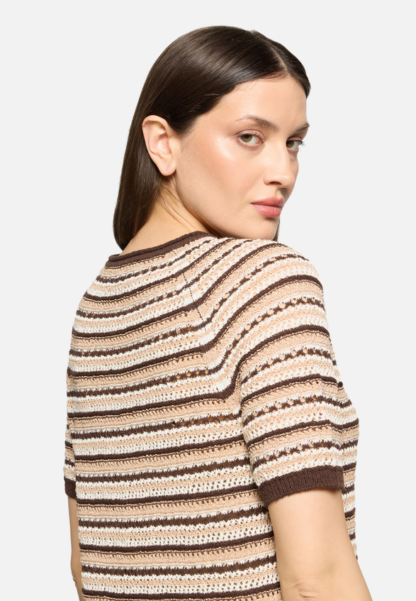 Strickpullover mit Rundhalsausschnitt / Detailbild