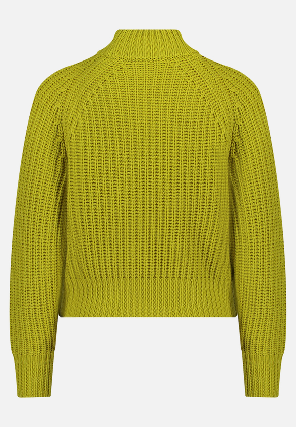 Grobstrick-Pullover mit Struktur / Rückseite