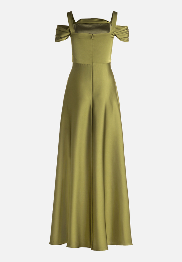 Abendkleid schulterfrei / Rückseite