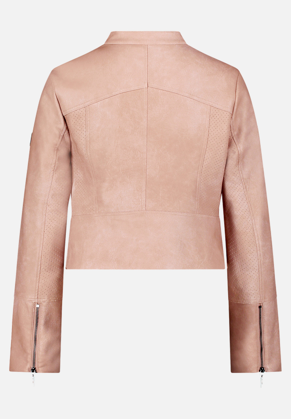 Casual-Jacke mit Stehkragen / Rückseite
