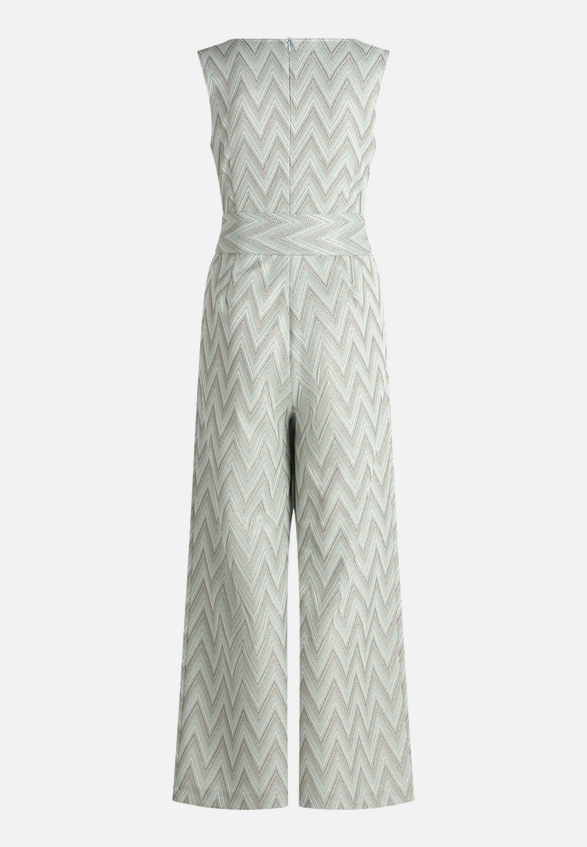 Jumpsuit mit Bindegürtel / Rückseite